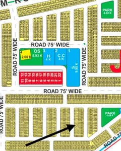 5 Marla J Block Plot. Available