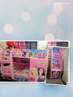 Bunk Bed , Pink barbies bed