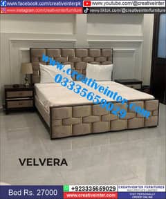 Double Bed King Size SIngle Full Size Queen Bedroom Cushion Wooden