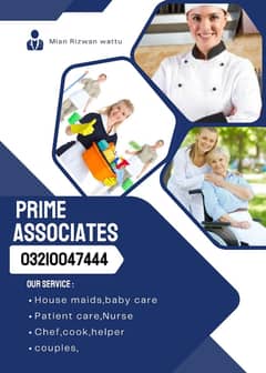 Maids, Cook ,Baby sitter ,Driver