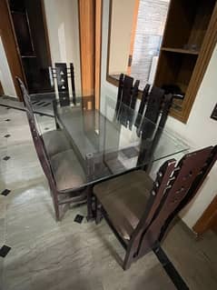 Dining Table Set With Chairs  Brand New Like
