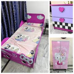 Luxury car Bed for kids|Kids Cupboard Hello Kitty|Kids Furniture Set