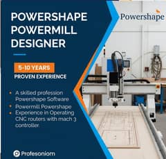 Powermill Powershape CNC Router designer and operator