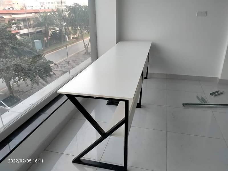 K shape table - office table - workstation table - desk table 9