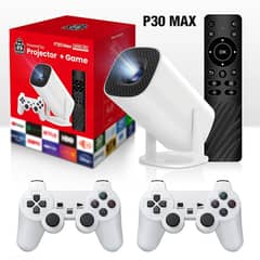 P30 Pro Max Gaming Projector – 2025 New Arrival, 1080p LCD, 4K Support
