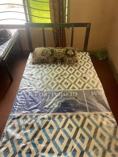 hostel iron beds for sale with new mattress and sheets