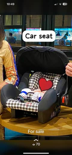 Tinnies brand Car Seat and Carrier