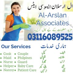 Maid/House Maids/Cook/Driver/Babysitter/Couple/Patient Care/Helper