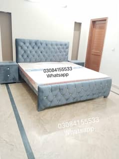 Double Bed/double bed wooden/poshish double bed/new double bed