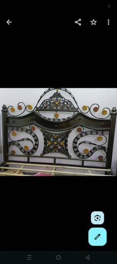 6.6  double bed loha ka f  1 year used 03219300174