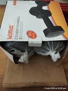 Pair of 5 Kg Dumbbells for sale. Almost New only 2-3 days used