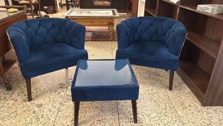 Modern Chair and table pair