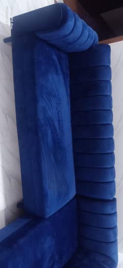 blue sofa