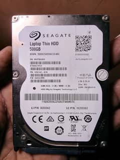 Seagate 500 GB Hard drive  100% health