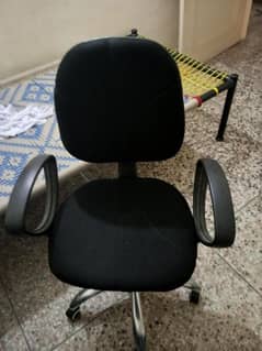 study and computer table with office chair