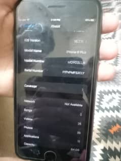 Iphone 8 plus jv non 64 gb