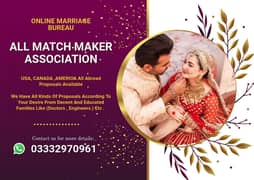Marriage Bureau , Online Rishta Services , Abroad Proposals
