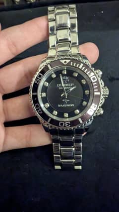 original J. HARISON DIAMOND SOLAR DRIVE WATCH