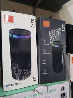 S278 BLUETOOTH PORTABLE CYLINDRICAL CON SHAPE SPEAKERS  03334804778