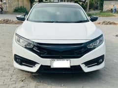 Honda civic white 2019