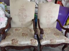 Wooden chair set