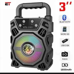 Super Bass Bluetooth Speaker - 12 Watts, Bset Quality & Design, 1 Pcs