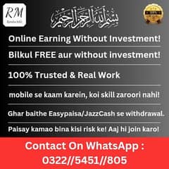 Online Work Without Investment