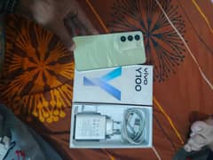 Vivo y100 8+8gb 256gn dual official approved  with box charger 10/9