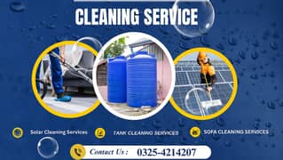 Sofa Cleaning Service/Tank Cleaning Services/Solar Cleaning Services