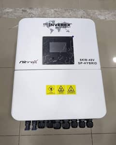 New INVEREX NITROX / 6KW / Hybrid Solar Inverter System