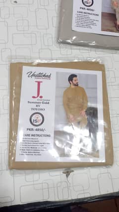 Premium Quality Mens Unstitched Suit _ J. Original _ Limited Stock