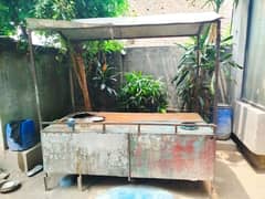 Food counter for sale 3 by 6 feet 75 kg weight