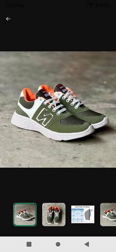 Men's Knit Fabrics Running Sneakers.