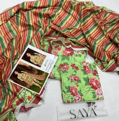 AIRJET LAWN DIGITAL PRINT ALLOVER VOLUME 3Pc vol:FF45