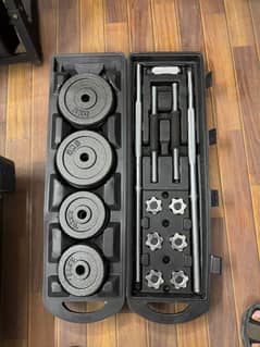 DUMBELLS / PLATES / RODS / BENCH PRESS / HOMEGYM / EXERCISE BIKE