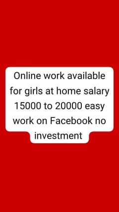 online work for girls