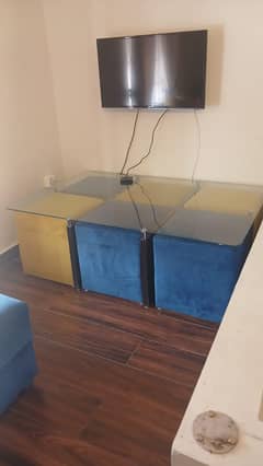 Center table with 6 stoles available for sale .