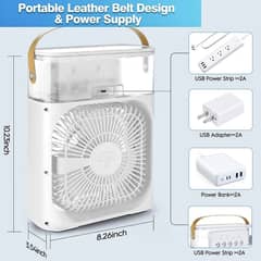 Portable Mini Air Cooler - 1pc - Perfect For Home And Office Cooling 