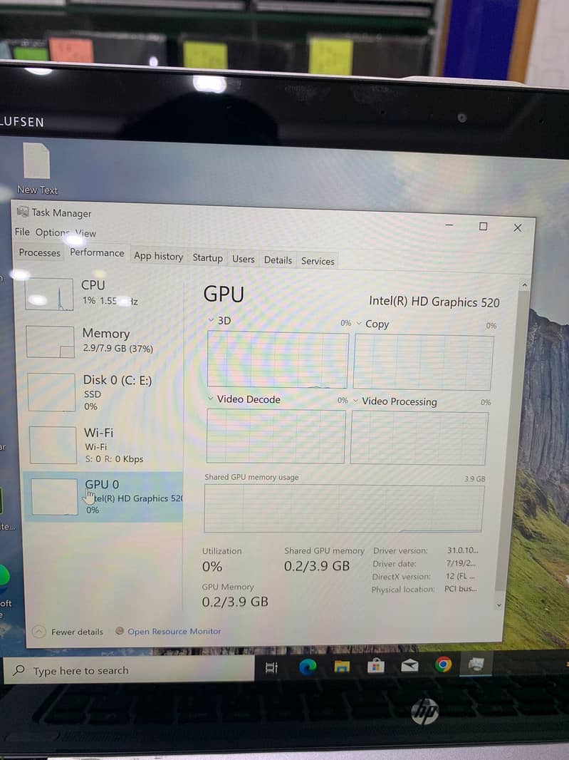 HP Filio Core i5 6TH Generation 2K Display Touchscreen 10