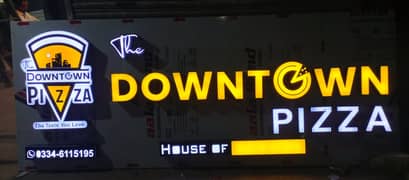 neon sign board/ shop logos/ reflected sign board/ 3d sign