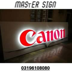 LED sign board/ backlight sign board/ acrylic sign board/ 3d sign