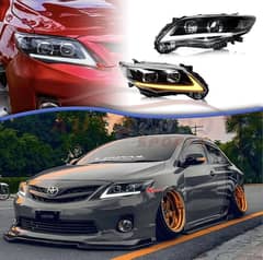 Toyota Corolla Nike Style Headlights Brand New