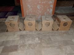 4 Pcs Cocktail Breeding Box / Birds Breeding Box /For Love Birds