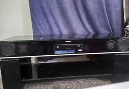 2.1 Home Sound System with built-in amplifiers and speakers.