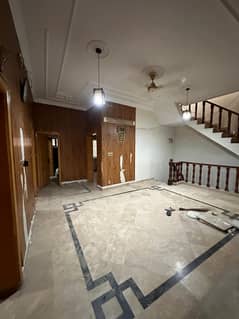 Uper portion for rent chaklala scheme 3 ayub colony 4 bed tv loung dariwng room kitchen 4bath Pani bijli gass sab available
