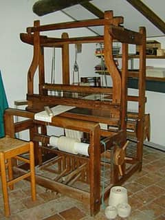 Handloom Loom weaving (khadi)