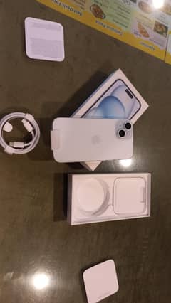 I phone 15 blue   jv 128 GB