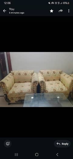 5 set sofa set beautiful n cozy