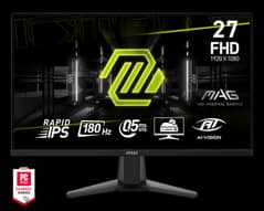 MSI LED Monitor MAG 275F 27 Inch Full HD 180Hz 1ms Rapid