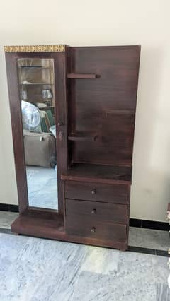 single bed and dressing